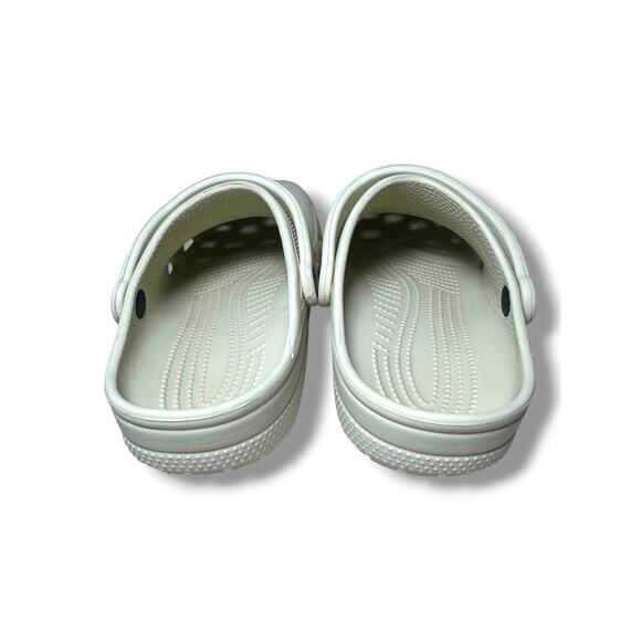 Crocs Classic Clogs Bone Off White M7 W9 Unisex Slip-On Comfort Sandals - Picture 5 of 8